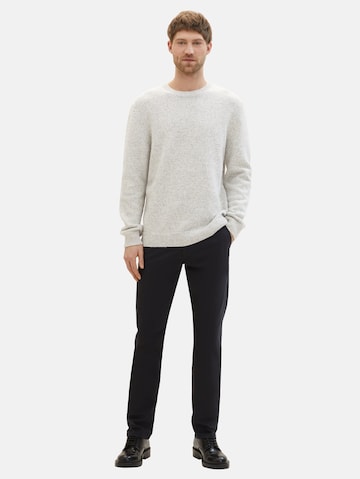 TOM TAILOR Regular Chino Pants in Black