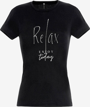 RMK Shirt 'Relax' in Schwarz: Vorderseite