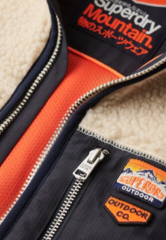 Superdry Fleecejacke in Beige