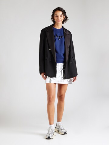 HUGO Sweatshirt 'Easy' in Blue