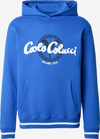 Carlo Colucci - Sweatshirt em azul: frente