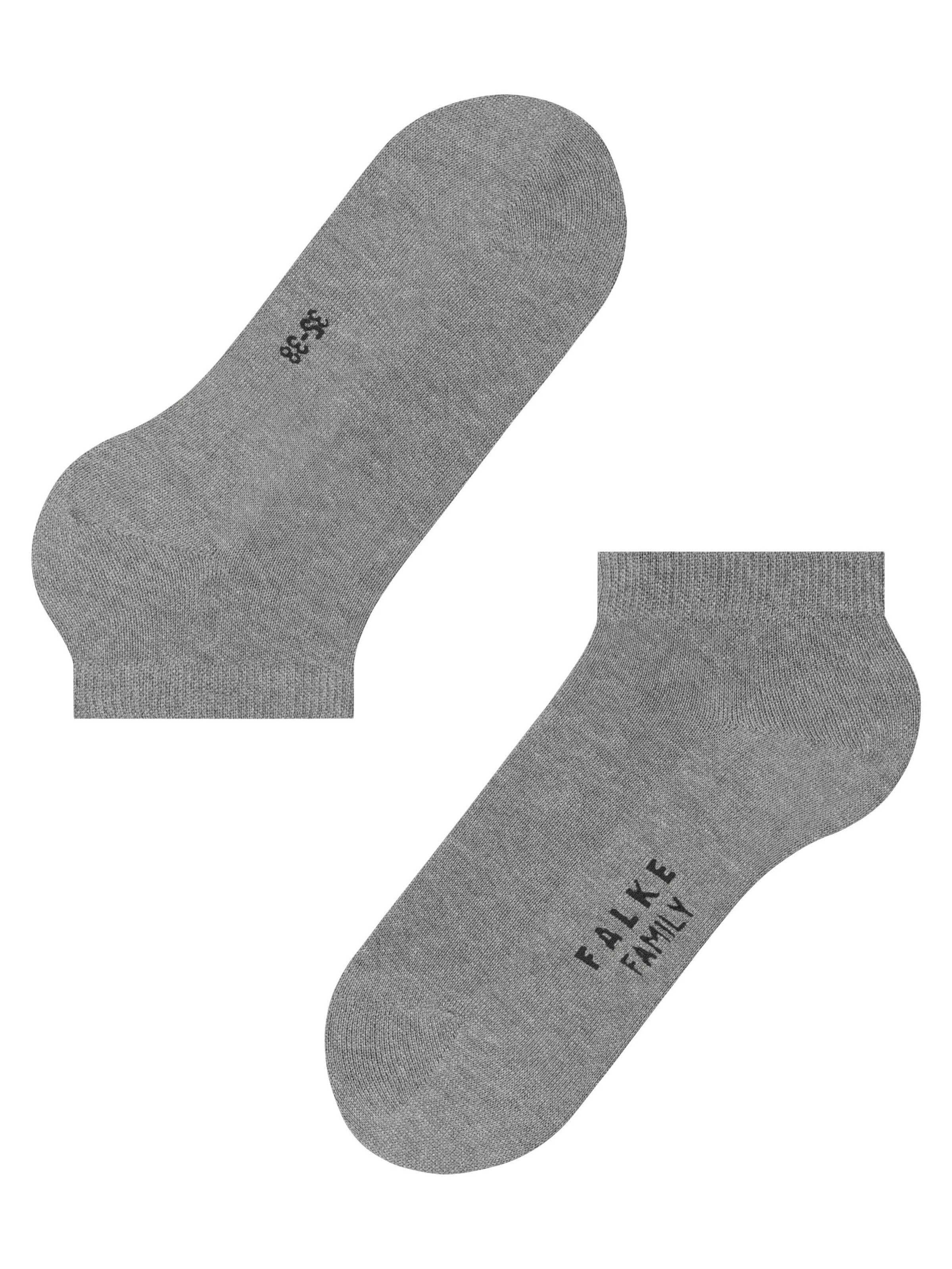 FALKE Ankle Socks 'Family' in Grey