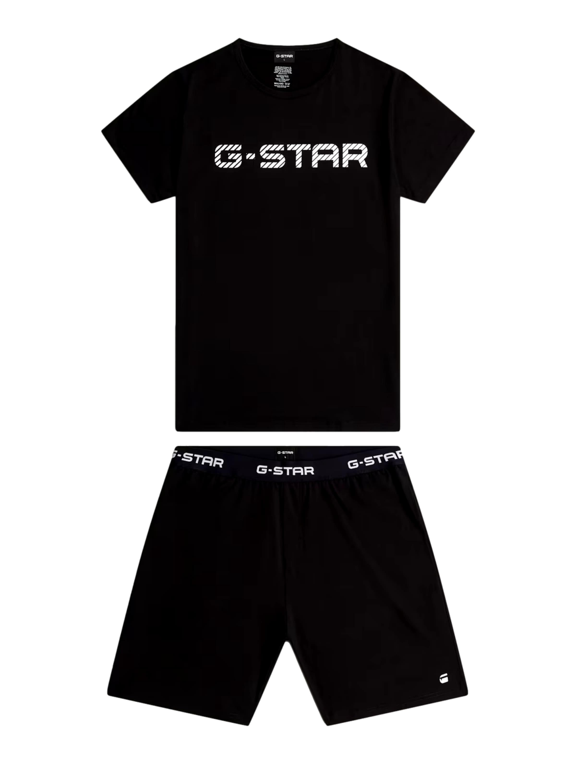 G-STAR Pajama short in Black / White, Item view