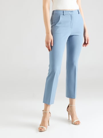 Coupe slim Pantalon à plis 'RANA' Weekend Max Mara en bleu : devant