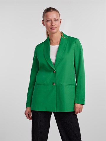 PIECES Blazer in Green: front