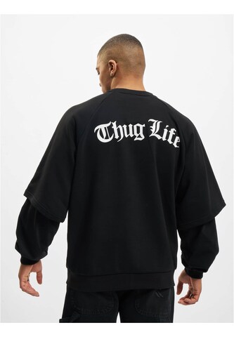 Thug Life Sweatshirt 'Time Machine' in Schwarz