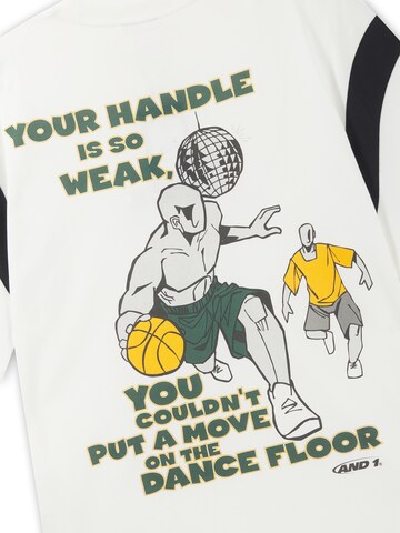 AND1 Футболка 'Dancefloor' в Белый