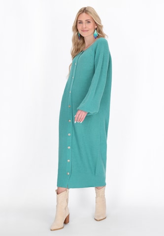 IZIA Gebreid vest in Blauw
