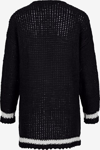 MIAMODA Knit Cardigan in Black