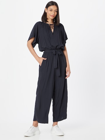 s.Oliver Jumpsuit in Blauw: voorkant