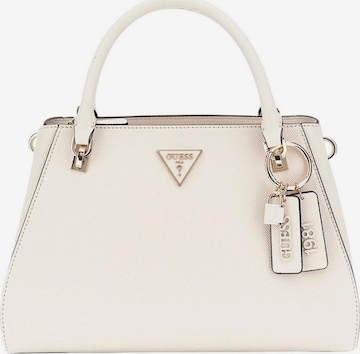 Borsa a mano 'NOELLE II LUXURY SATCHEL HWZG96 72070' di GUESS in beige: frontale