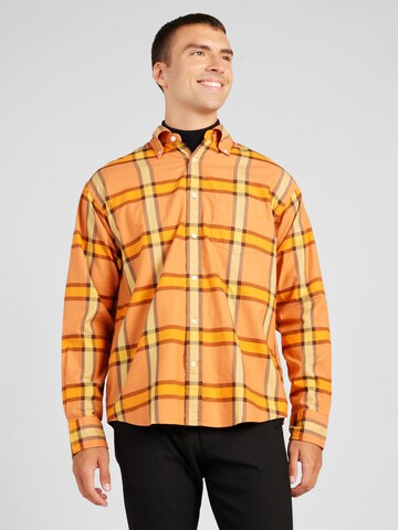 GANT Regular fit Button Up Shirt in Orange: front