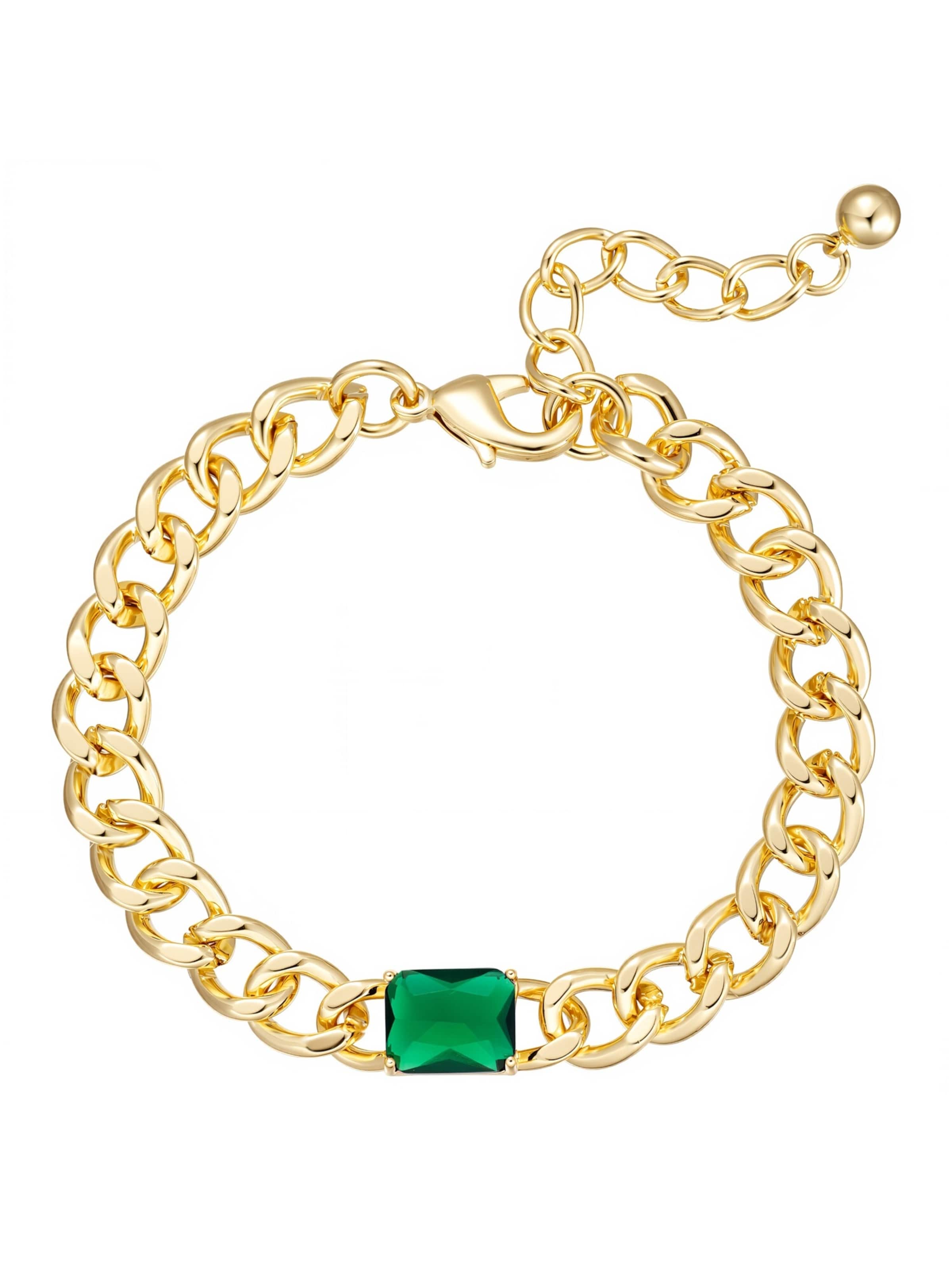Braccialetto di Lulu & Jane in oro: frontale