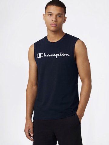 Maglietta di Champion Authentic Athletic Apparel in blu: frontale