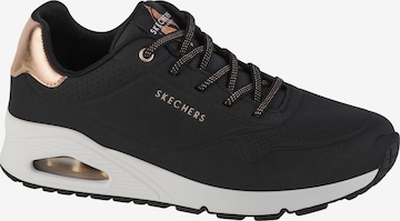 Baskets basses 'Skechers Uno-Shimmer Away' SKECHERS en noir : devant