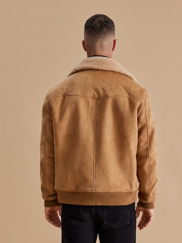 DAN FOX APPAREL Winter Jacket 'JULIEN' in Brown