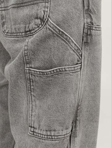 JACK & JONES Loosefit Jeans 'JJIEddie JJPainter' in Grau