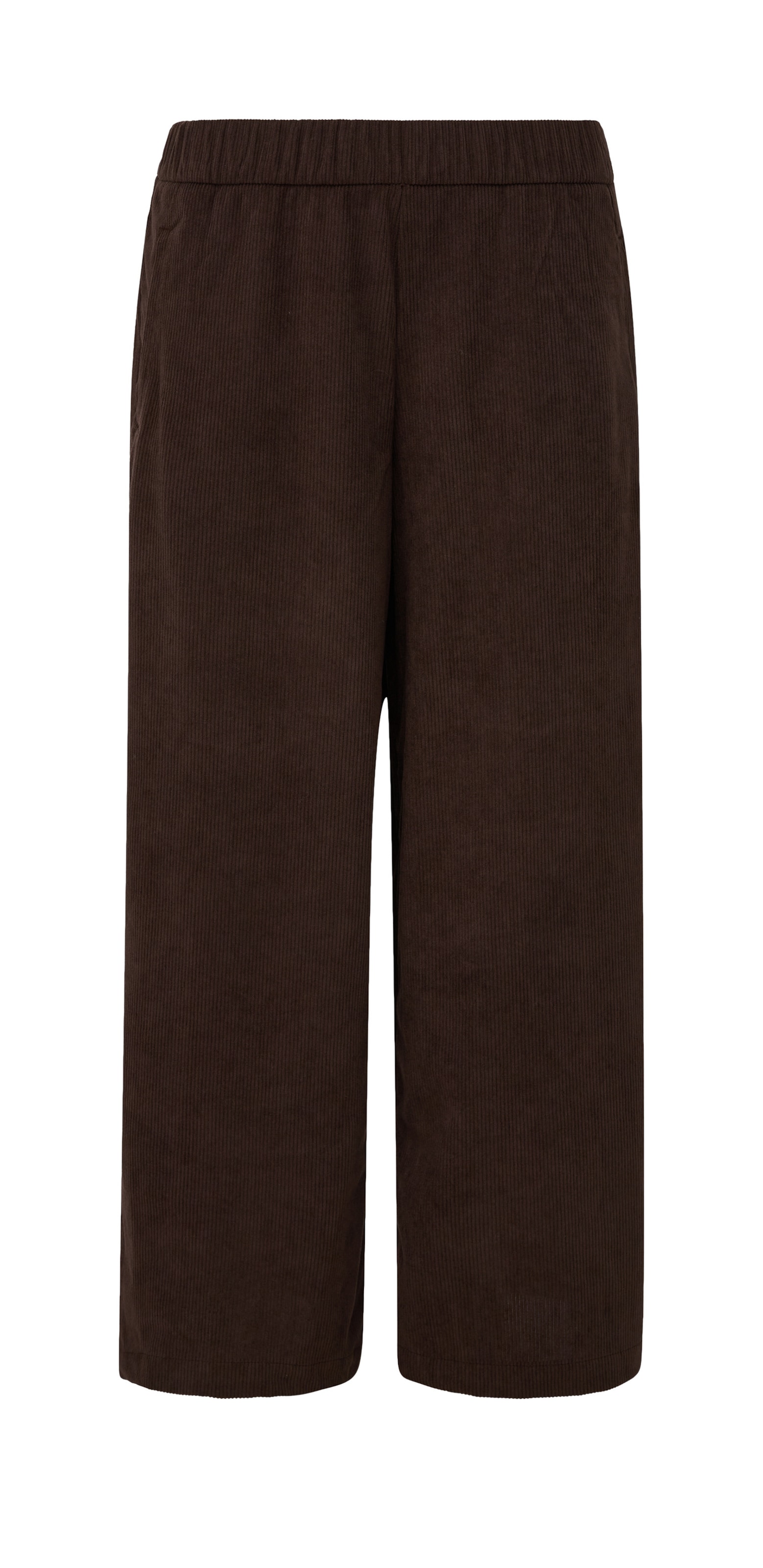 s.Oliver CURVE Wide leg Broek in Bruin: voorkant