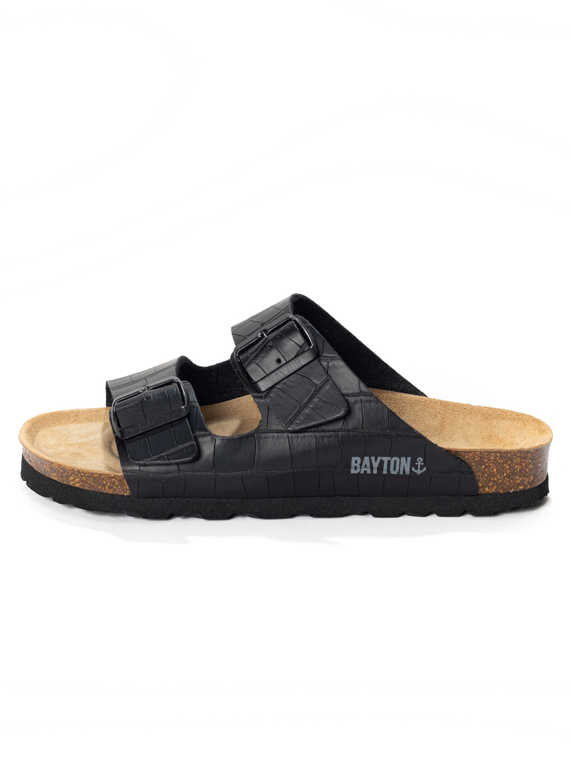 Bayton - Sapato aberto 'Atlas' em preto: frente