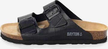 Mule 'Atlas' Bayton en noir : devant