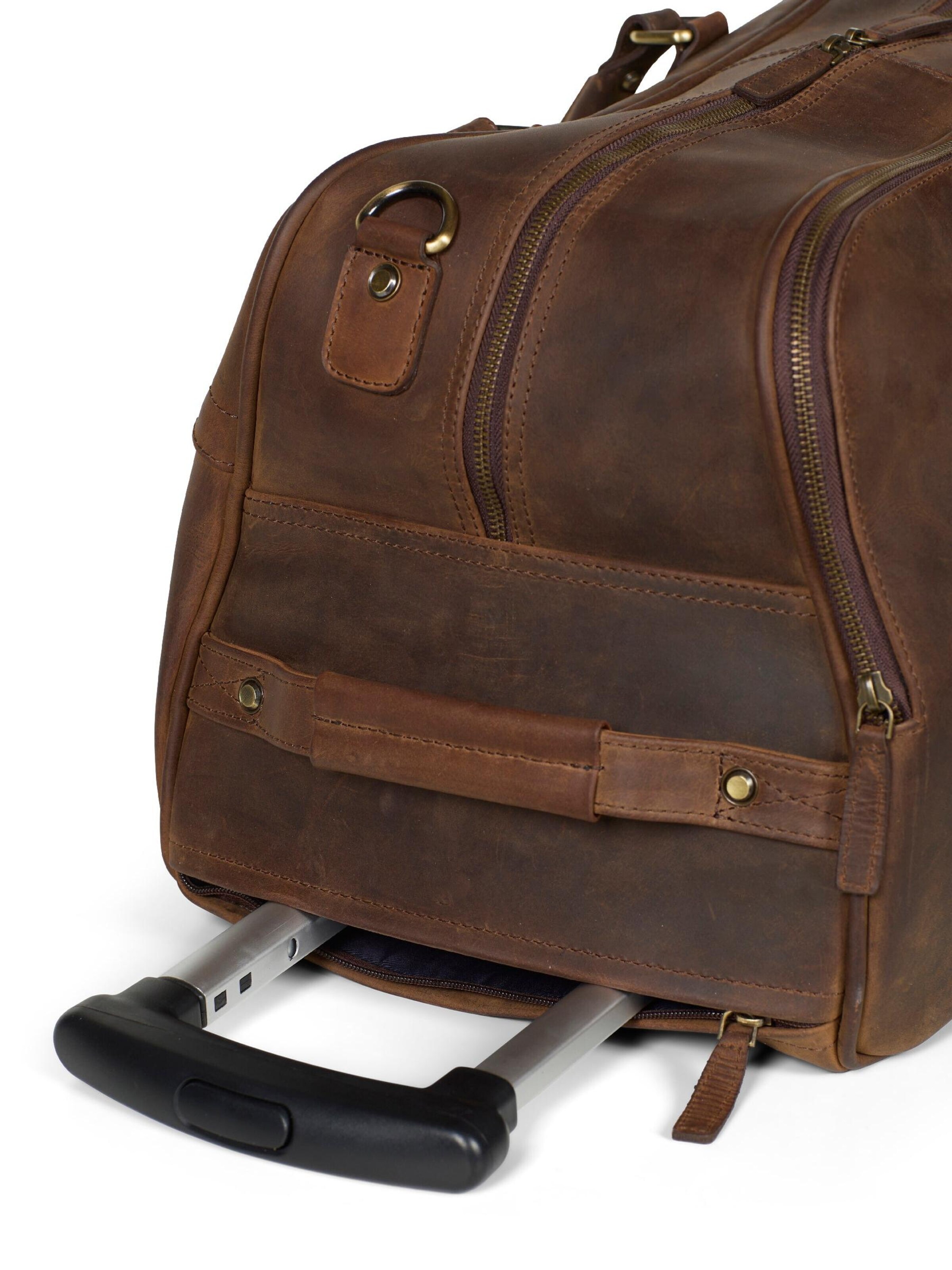 Valisette 'Duffel Trolley Bag Scott' Howard London en marron