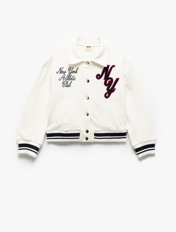 Koton Sweatjacke in Weiß: Vorderseite