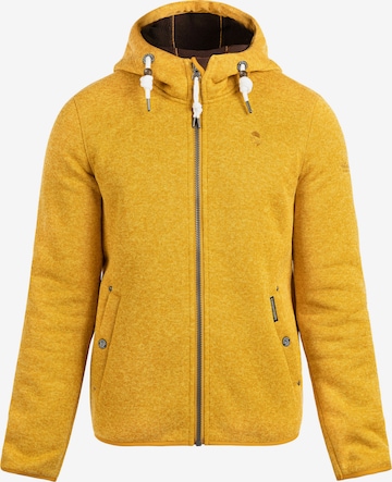 Schmuddelwedda - Chaqueta polar 'Philon' en amarillo: frente