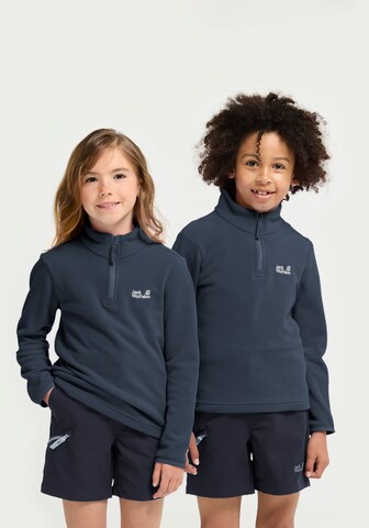 JACK WOLFSKIN Athletic Sweater in Blue: front