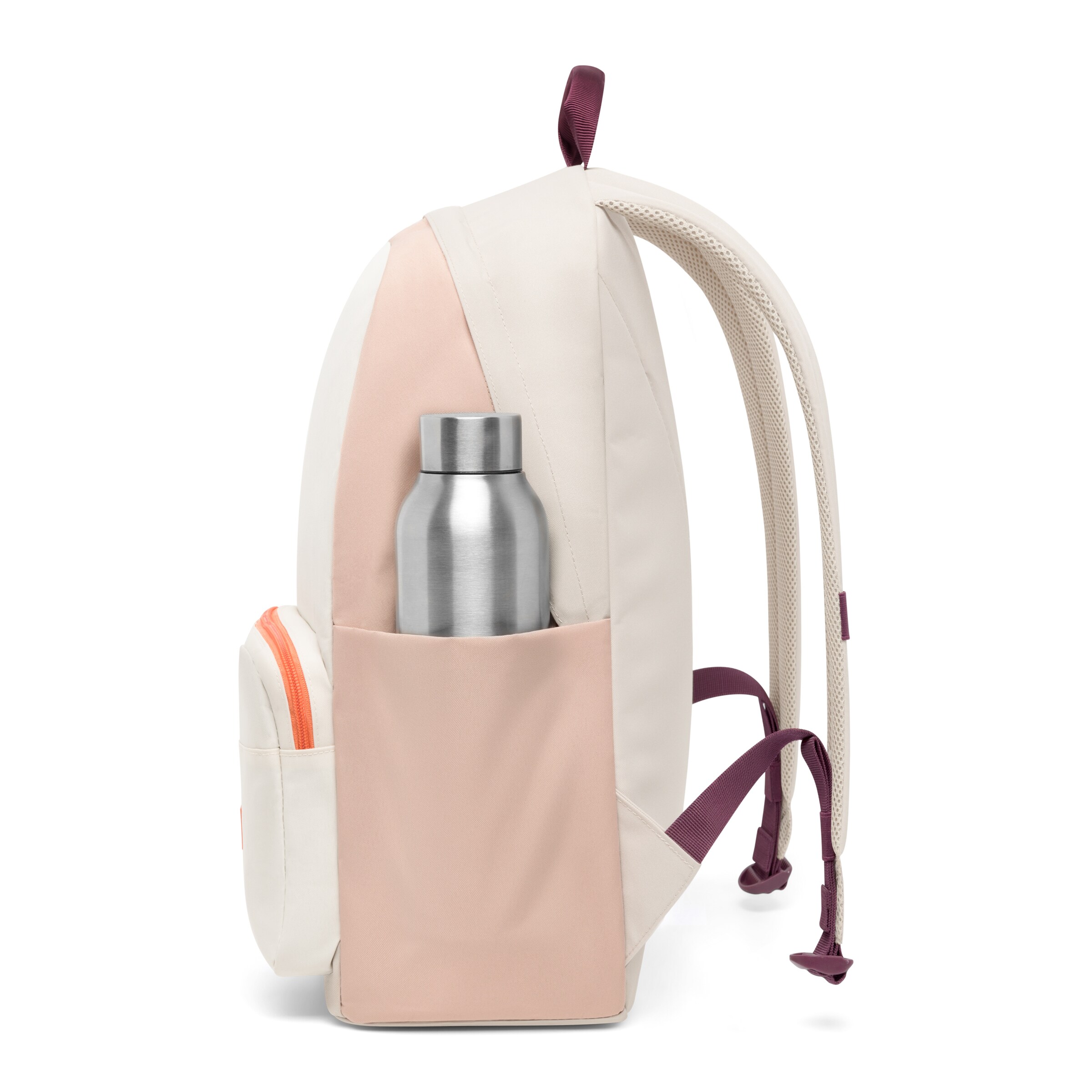 LARKSON Ryggsäck 'No 3' i beige: sida