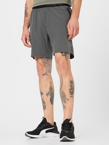 Virtus Regular Workout Pants 'BLAG V2' in Grey: front