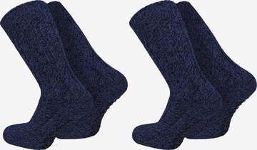 normani Socks in Blue: front