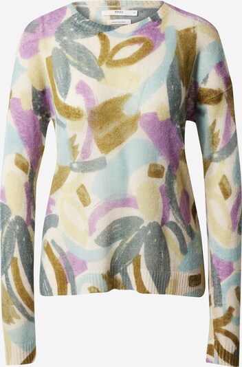 BRAX Sweater 'LISA' in Cream / Graphite / Olive / Purple, Item view