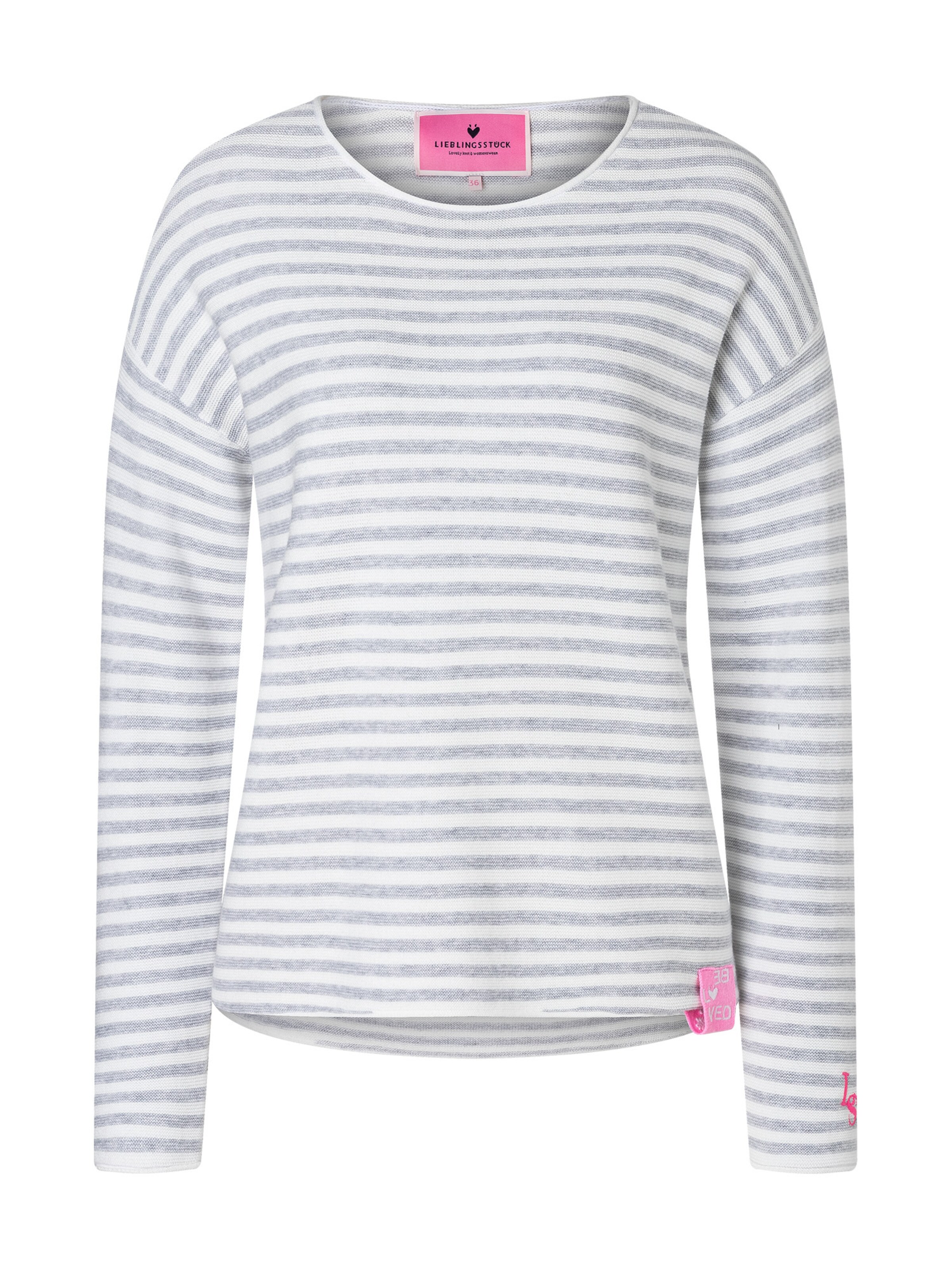 LIEBLINGSSTÜCK Sweater 'Kyna' in Grey: front
