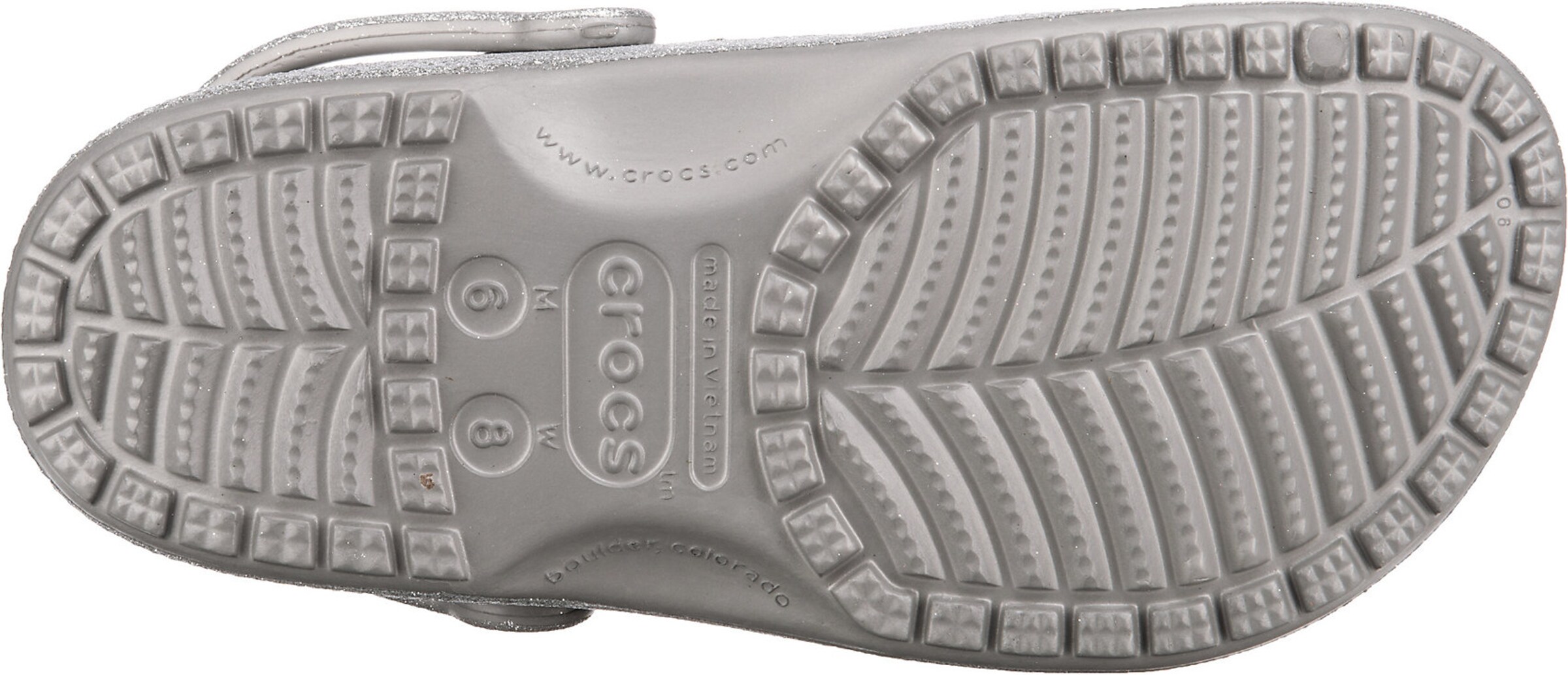 Clogs 'Classic' di Crocs in argento
