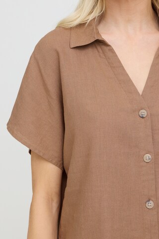 b.young Bluse in Beige