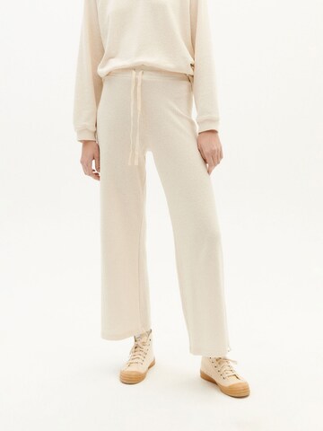 Thinking MU Loose fit Pants 'Trash Eri' in Beige: front