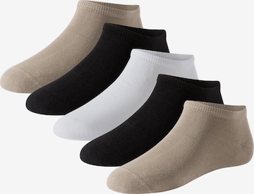 SCHIESSER Ankle Socks ' Herrensneaker ' in Beige: front