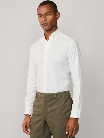 Hackett London Regular Fit Hemd 'Ess' in Weiß