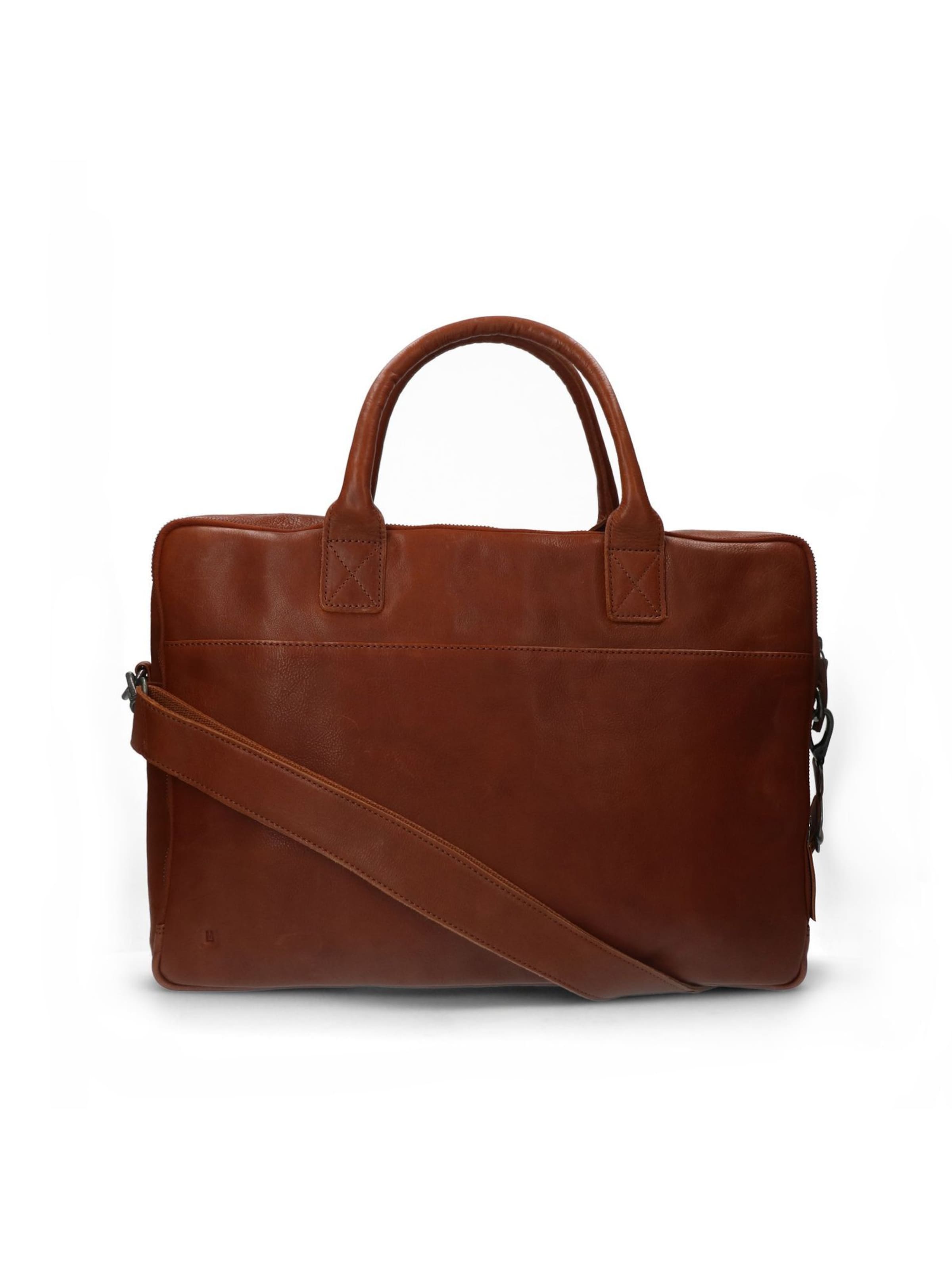 MANFIELD Laptoptasche in Braun: Vorderseite