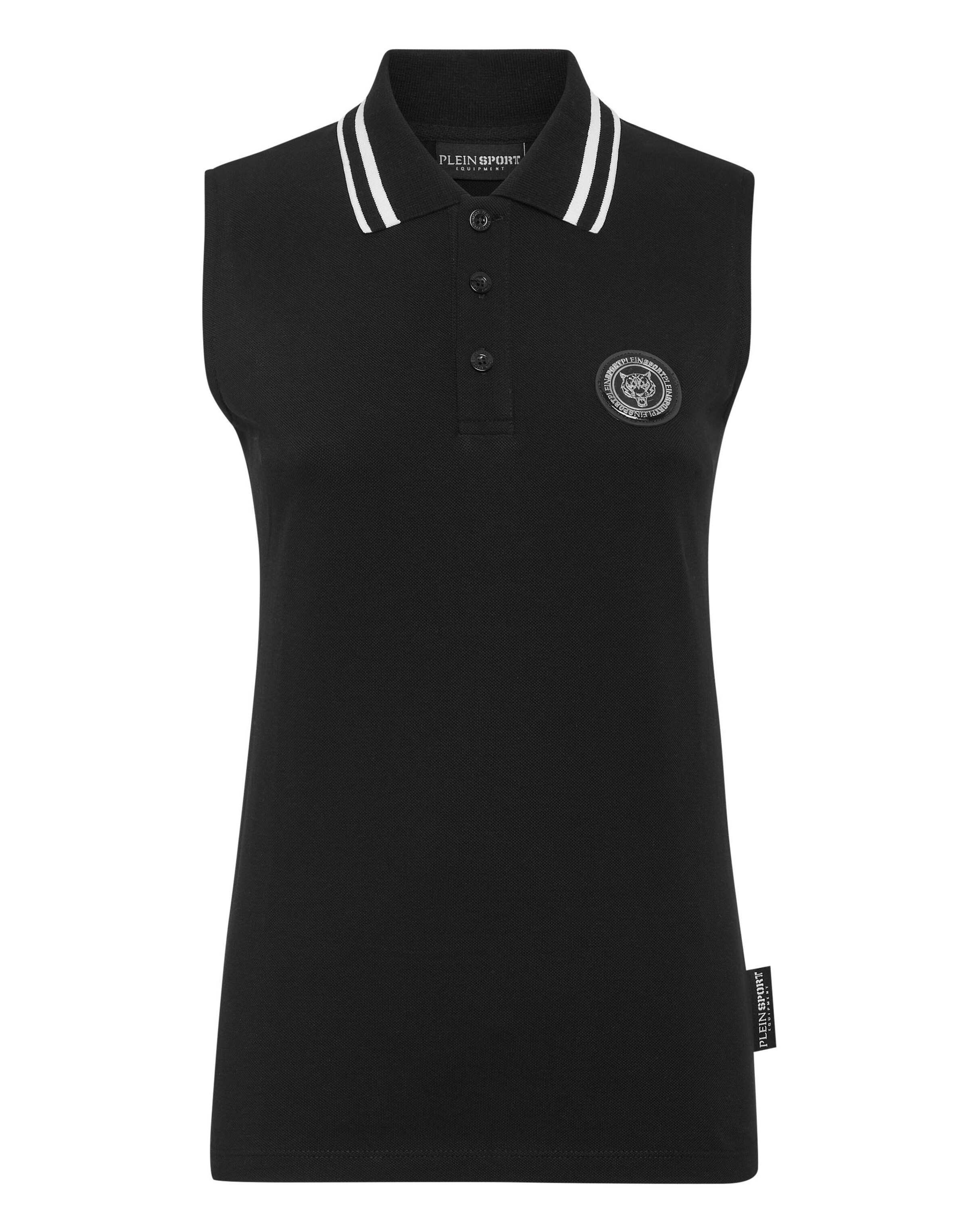 Plein Sport Top in Schwarz: Vorderseite