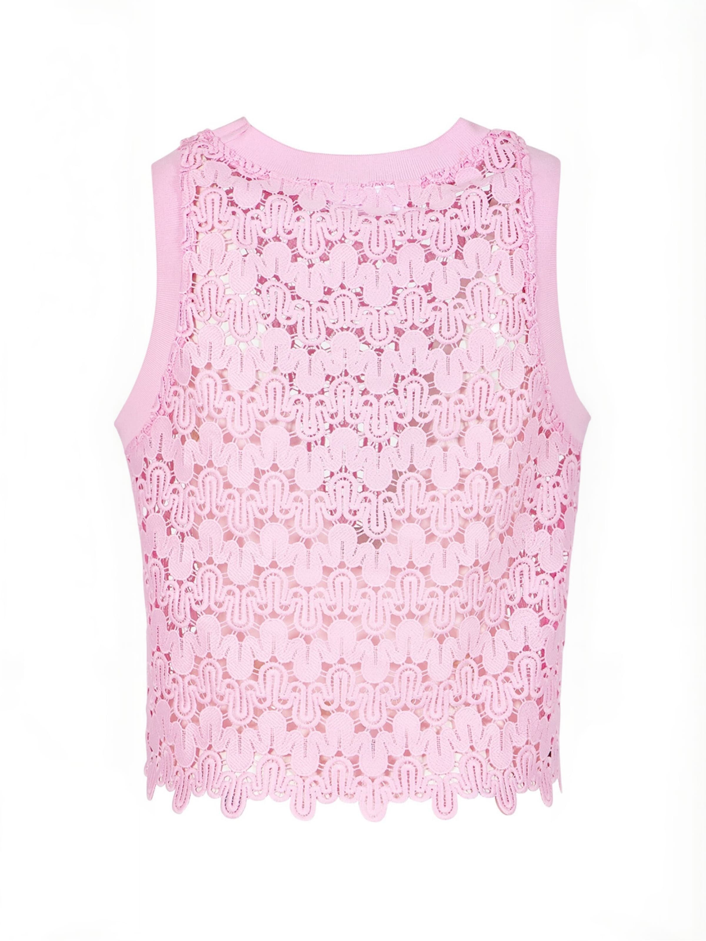Haut ' Lace ' Coster Copenhagen en rose