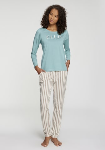 VIVANCE Pyjamahose in Braun: Vorderseite