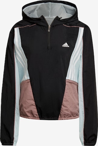 ADIDAS PERFORMANCE - Chaqueta de chándal 'Hyperglam' en negro: frente