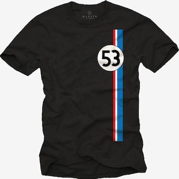MAKAYA Shirt 'Herb-ie 53' in Black: front