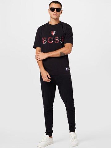 BOSS Tapered Pants 'Sestart 1' in Black