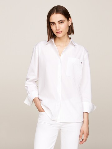 Camicia da donna 'Ess' di TOMMY HILFIGER in bianco: frontale