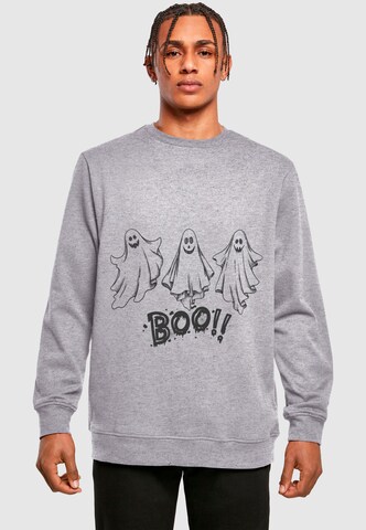 Sweat-shirt 'Boo' ABSOLUTE CULT en gris : devant
