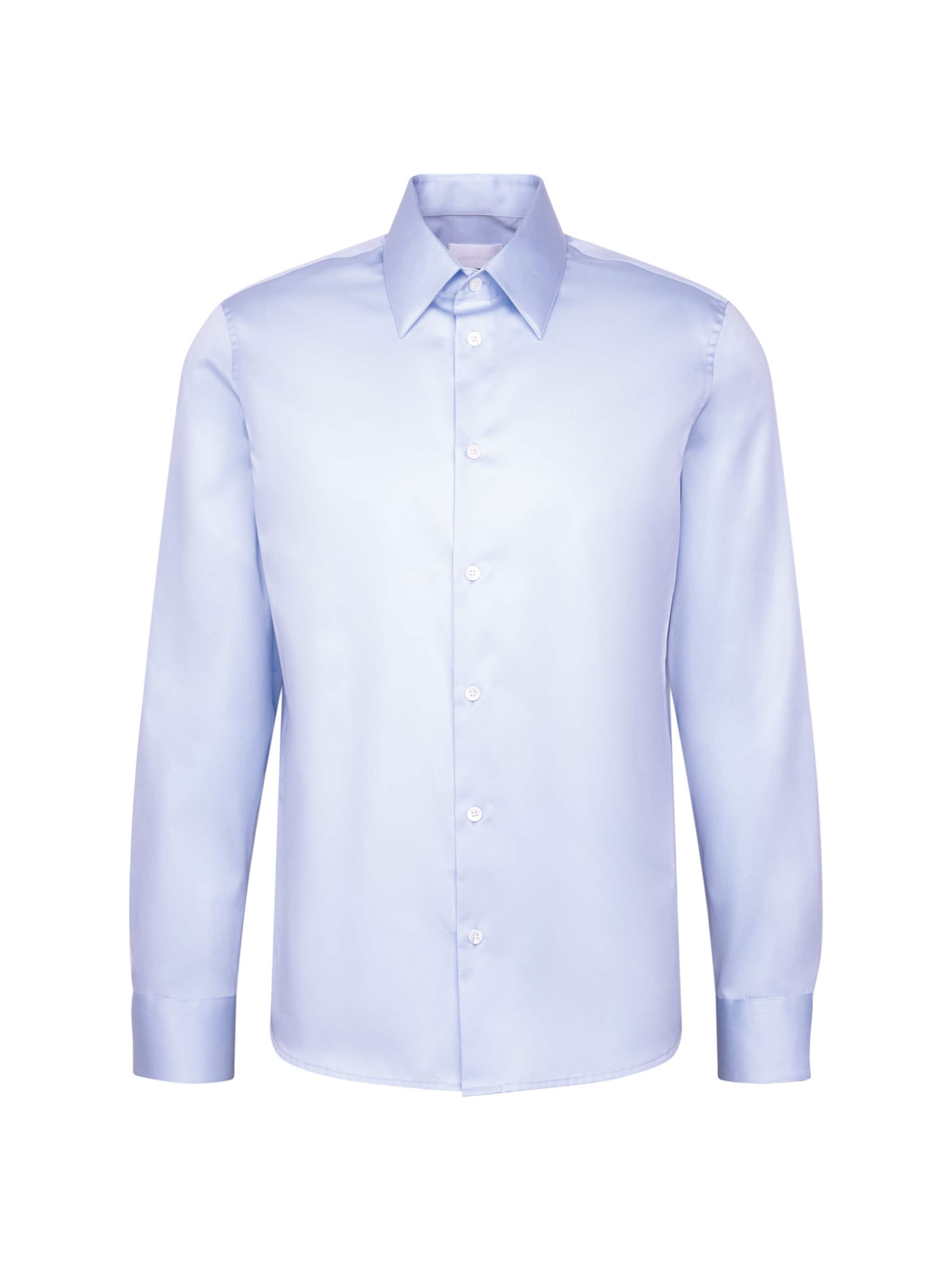 SEIDENSTICKER Comfort fit Zakelijk overhemd in Blauw: voorkant