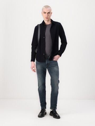 Samsøe Samsøe Regular Fit Hemd 'Saliam NX' in Schwarz