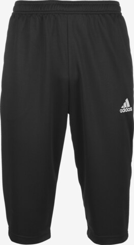 ADIDAS SPORTSWEAR Slim fit Workout Pants 'Entrada 22' in Black: front